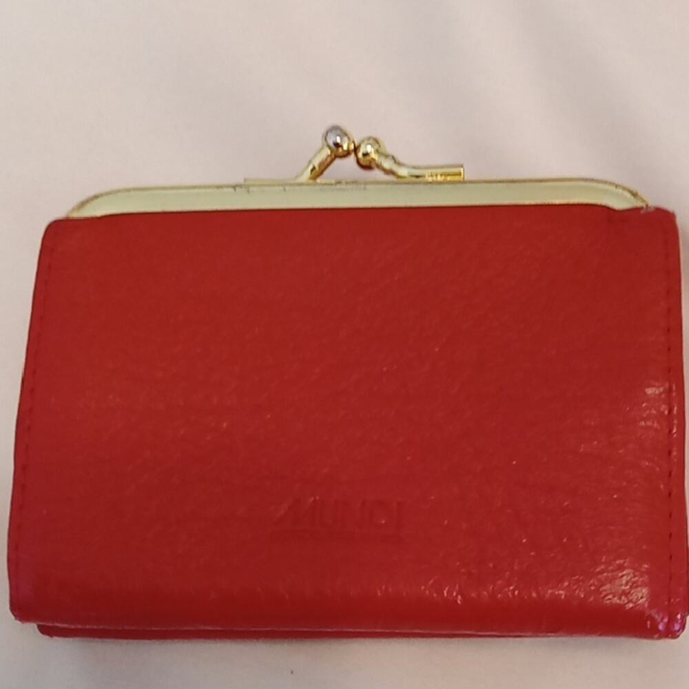 Mundi Red Women's Genuine Wallet